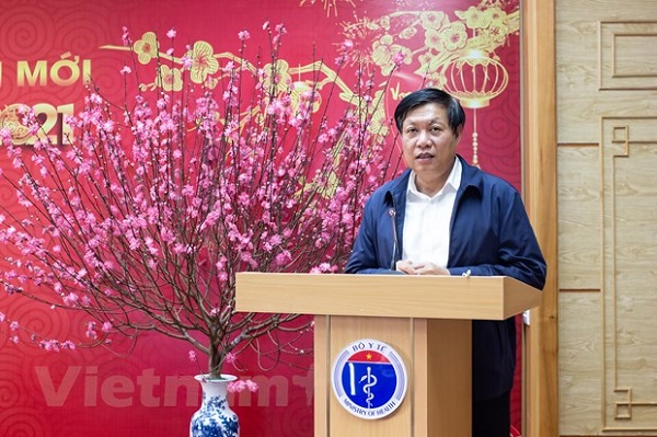 Thứ trưởng Bộ Y tế Đỗ Xuân Tuyên. (Ảnh: Vietnam+)