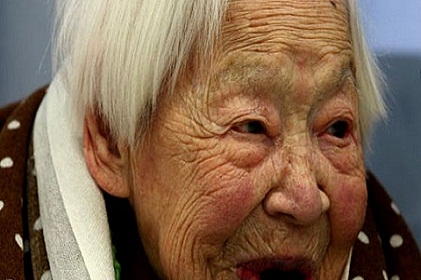  Bà Misao Okawa 116 tuổi.
