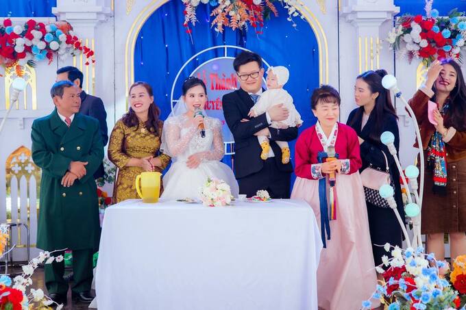 Hình ảnh đám cưới ở Việt Nam.