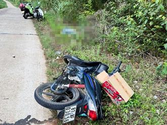 Hiện trường vụ chị M. tử vong bên lề đường - Ảnh: Báo Tuổi Trẻ