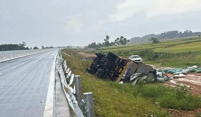 Hiện trường vụ tai nạn.