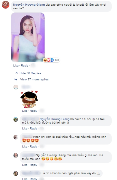 Vì quá sexy, fan quyết định che bớt phần cut-out bằng photoshop khiến Hương Giang chia sẻ cực kỳ hài hước trên trang cá nhân.