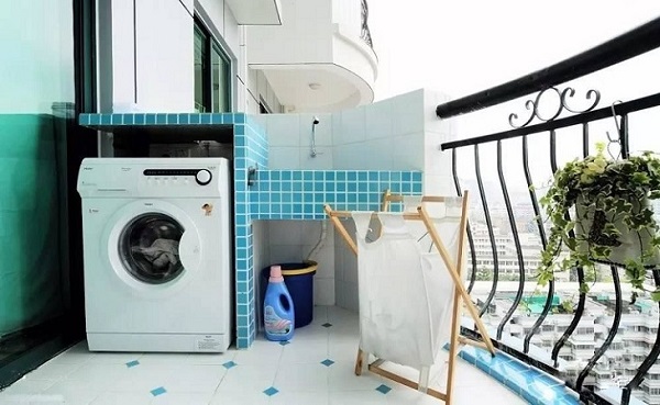  Đặt máy giặt hợp phong thủy sẽ mang lại tài lộc cho gia đình - Ảnh: Minh họa