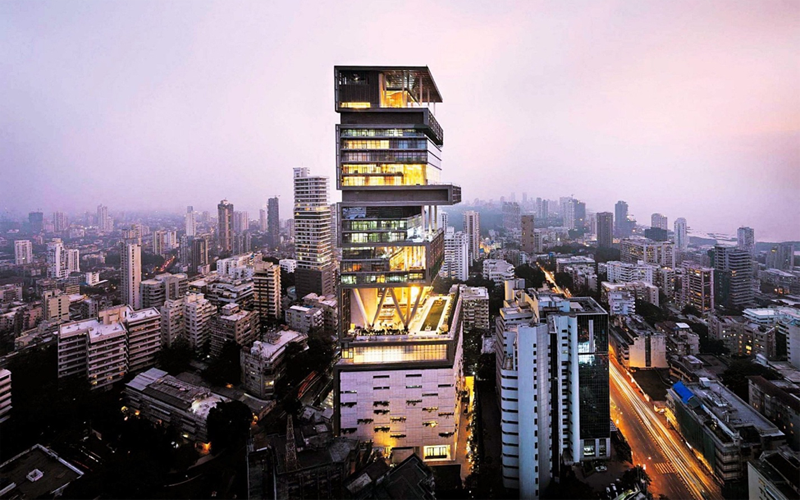 Toàn cảnh tòa nhà “tỷ đô” Antilia - nơi ở của tỷ phú Mukesh Ambani