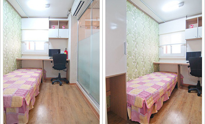 Không gian có màu sắc tươi sáng, đẹp mắt.