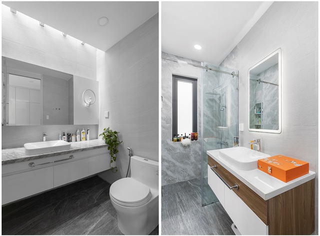  Phòng tắm được thiết kế theo yêu cầu đảm bảo sự thông thoáng và chiếu sáng tự nhiên.