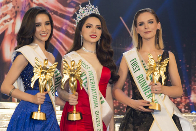 Ngoài H\'hen Niê, Hương Giang Idol cũng nổi bật lên trong dàn mỹ nhân Việt năm 2018 khi giành danh hiệu Hoa hậu Chuyển giới Quốc tế 2018.