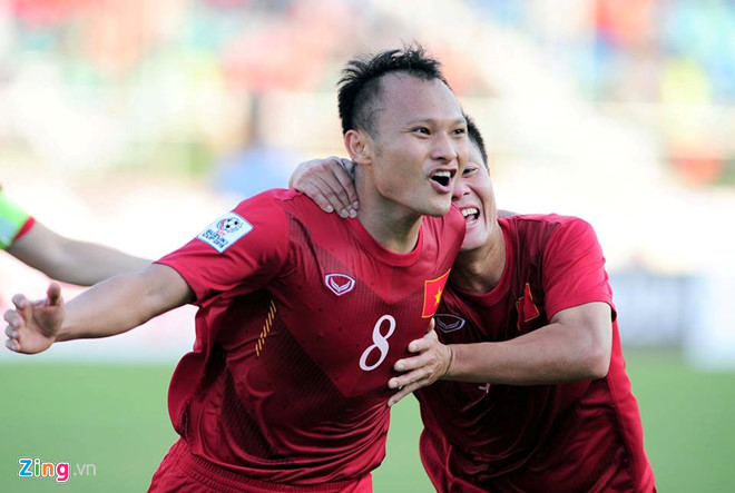 Trọng Hoàng là cầu thủ lớn tuổi nhất ở danh sách dự kiến của tuyển Việt Nam dự Asian Cup 2019. Ảnh: Minh Chiến.