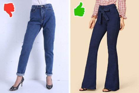 Mom Jeans là loại quần đã tạo ra sức hút lớn trong nhiều năm trước, tuy nhiên, sang năm 2019 này đã đến lúc phải thực sự tạm biệt loại quần này. Mom Jeans với ống quần thô, rộng sẽ nuốt mất đôi chân nuột nà của bạn và khiến bạn thiếu nữ tính hơn.