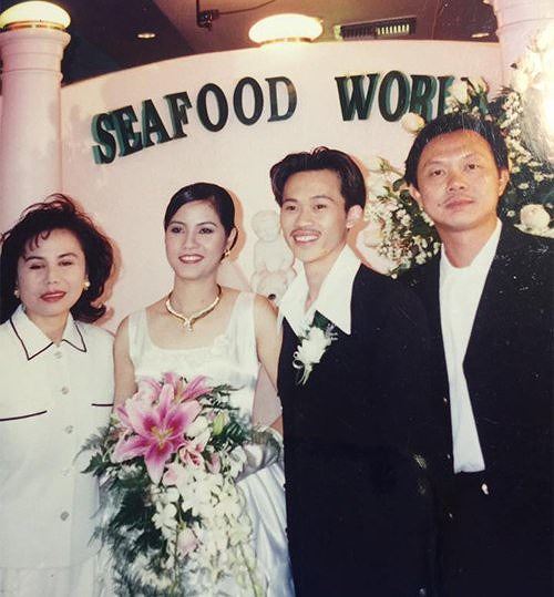 Ảnh cưới của Hoài Linh và Thanh Hương.