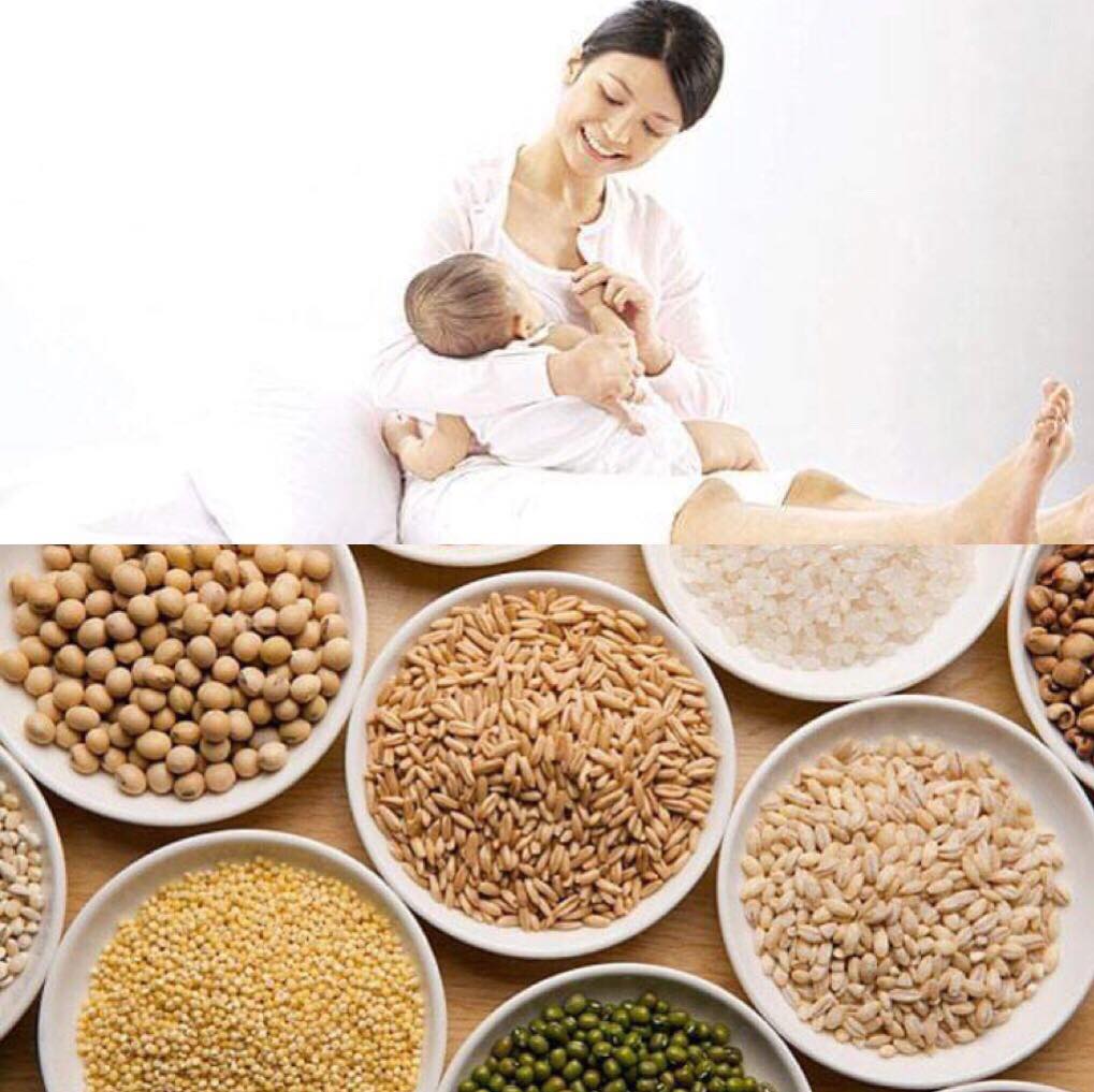Ngũ cốc lợi sữa sau sinh là thực phẩm được các mẹ truyền kinh nghiệm cho nhau sử dụng - Ảnh minh họa: Internet