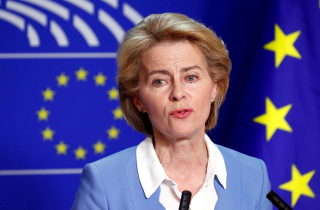  Chủ tịch Ủy ban châu Âu Ursula Von Der Leyen (Ảnh: Reuters)