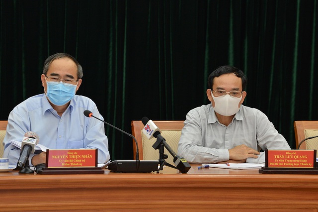 Bí thư Thành ủy TPHCM Nguyễn Thiện Nhân cho rằng, thành phố cần cố gắng không để vượt quá 150 ca nhiễm Covid-19 (ảnh: Trung tâm Báo chí TPHCM)