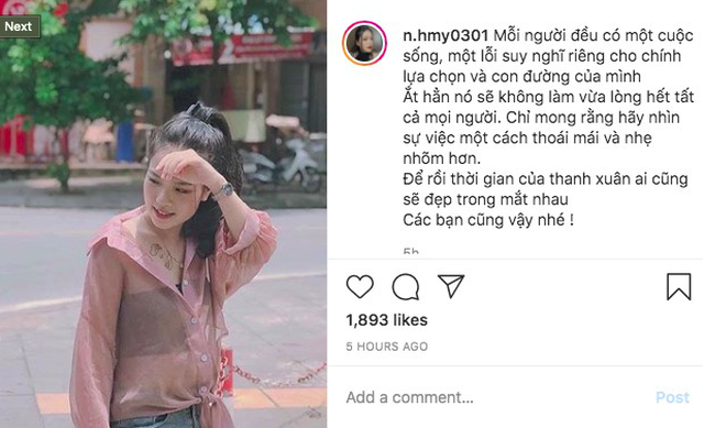  Cô gái từng đi du lịch cùng với Quang Hải hồi cuối năm ngoái là Huyền My chia sẻ sau khi hình ảnh hò hẹn của hai người lộ ra mới đây.