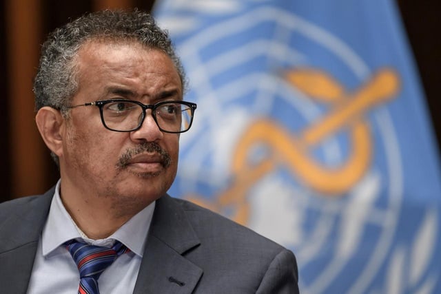 Tổng giám đốc WHO Tedros Adhanom Ghebreyesus (Ảnh: AFP)