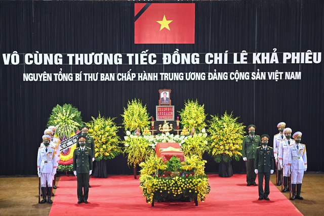  Từ sáng sớm nay 14/8, công tác chuẩn bị tại Nhà tang lễ quốc gia, số 5 Trần Thánh Tông, Hà Nội đã sẵn sàng.