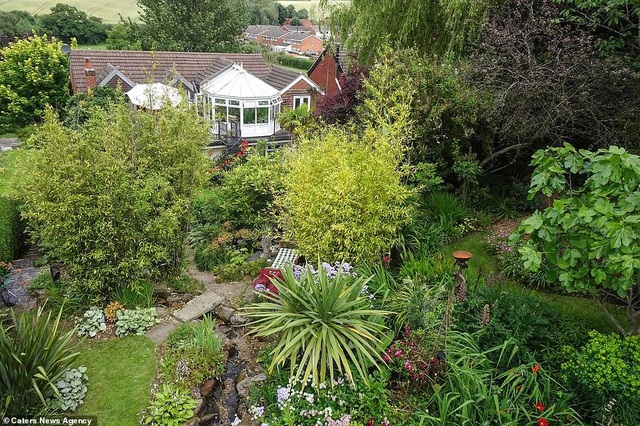  Vợ chồng bà Janet đã ở đây từ năm 1984 và họ làm việc chăm chỉ để làm nên khu vườn. Toàn bộ chi phí để có được khu vườn như hôm nay là 40.000 bảng Anh (hơn 1,2 tỷ đồng).