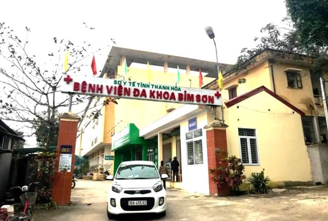  Bệnh viện đa khoa thị xã Bỉm Sơn, nơi bệnh nhân tử vong.