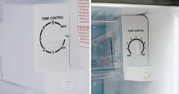  Bảng điểu chỉnh nhiệt độ ở tủ lạnh thường được ký hiệu là Temp. Control. Tùy theo loại tủ mà bảng điều chỉnh sẽ có nhiều mức độ khác nhau.