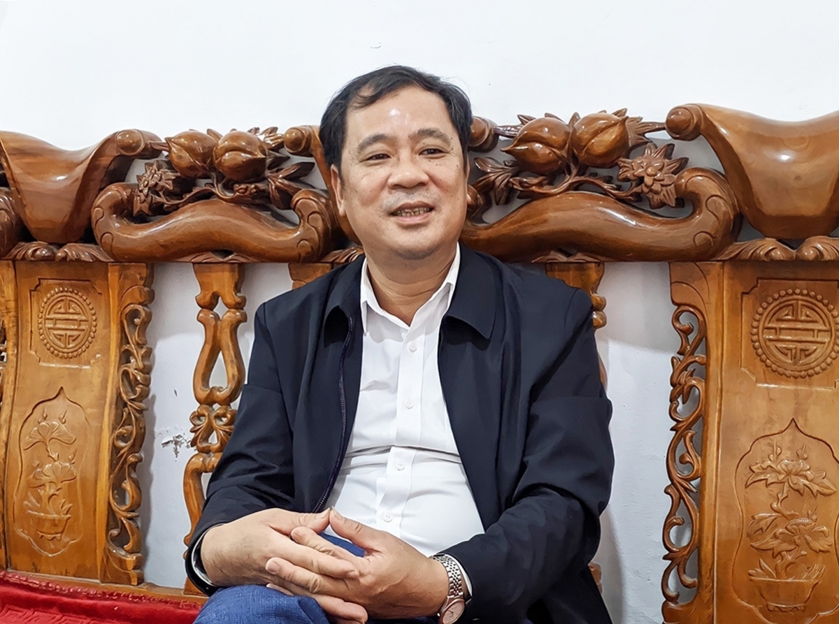  Thầy Hồ Tuấn Anh, Hiệu trưởng Trường THCS Quỳnh Phương (Nghệ An). Ảnh: GDTĐ.