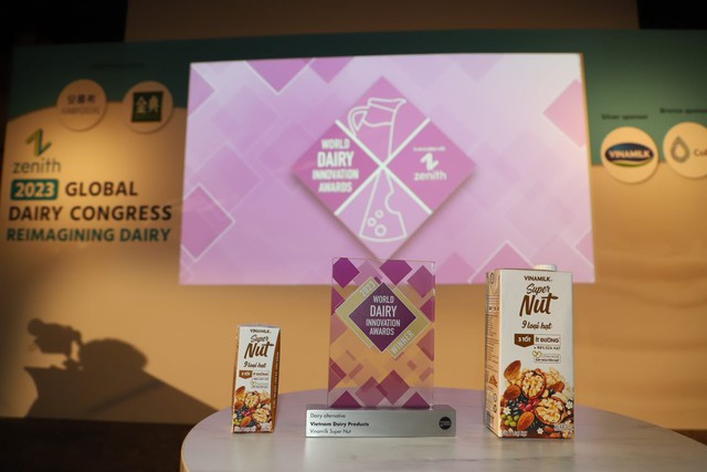  Sữa 9 loại hạt Vinamilk Super Nut dành 3 giải thưởng quốc tế - Ảnh: Vinamilk