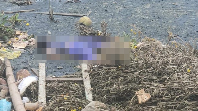  Khu vực phát hiện thi thể người phụ nữ - Ảnh: Tiền Phong