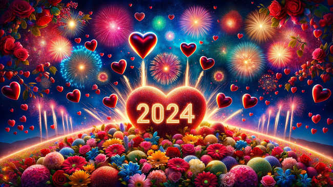 Gửi lời chúc mừng năm mới 2024 bình an, vui vẻ và thành công trong mọi việc, cho bạn, tôi và chúng ta. Ảnh minh họa Pixabay