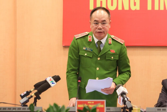  Thiếu tướng Nguyễn Thanh Tùng - Phó Giám đốc Công an TP Hà Nội. Ảnh Người lao động. 