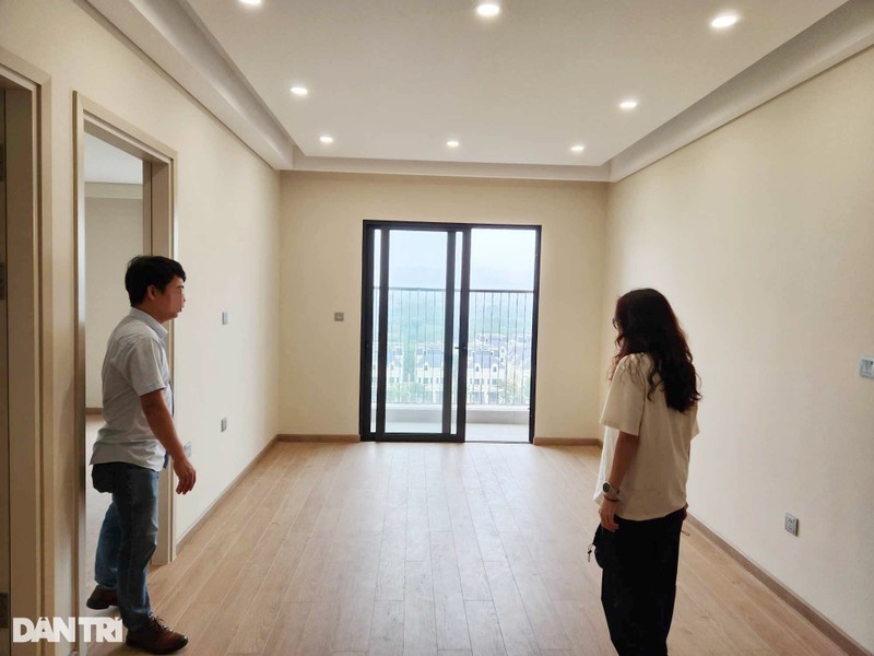  Thống kê mới nhất của Savills chỉ ra, tại Hà Nội, căn hộ sơ cấp (căn hộ của những chung cư mở bán mới) có giá 59 triệu đồng/m2 (Ảnh: Hồng Anh).