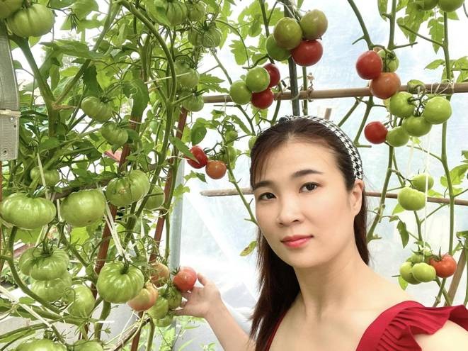  Chị Minh Ngọc bắt đầu làm vườn trên sân thượng từ tháng 3/2023.