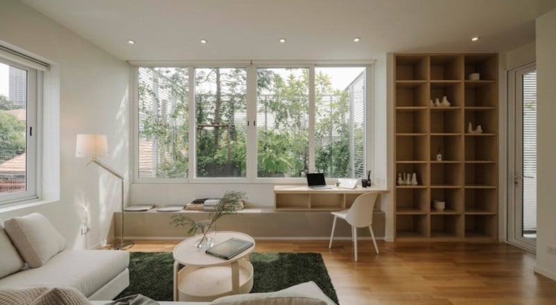  Khi mua nhà, cần quan sát cách thiết kế và bố trí giữa không gian động và tĩnh. Ảnh: Inchan Aterlier 