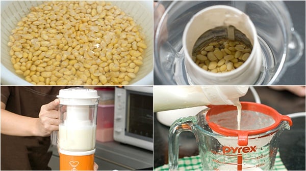  Cách làm sữa đậu nành (Ảnh: Dienmayxanh)