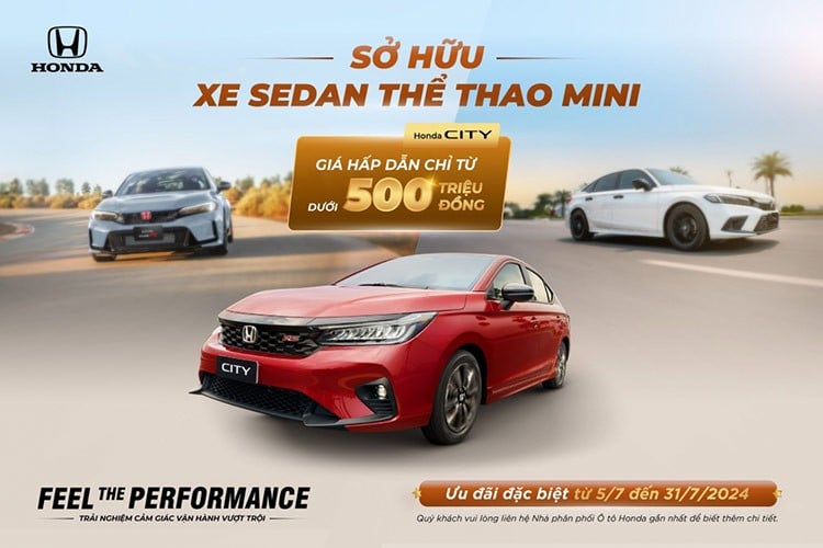  Honda Việt Nam tiếp tục chương trình ưu đãi 50 - 100% phí trước bạ cho một số mẫu xe như CR-V, City, BR-V và Accord nhằm kích cầu tiêu dùng. 
