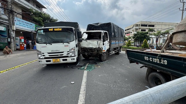  Hiện trường vụ tai nạn - Ảnh: Báo Người Lao Động