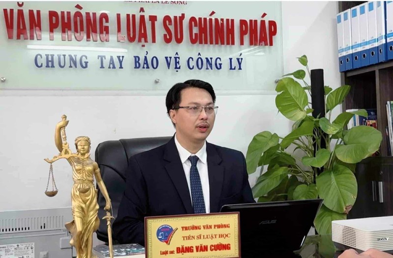   Luật sư Đặng Văn Cường.