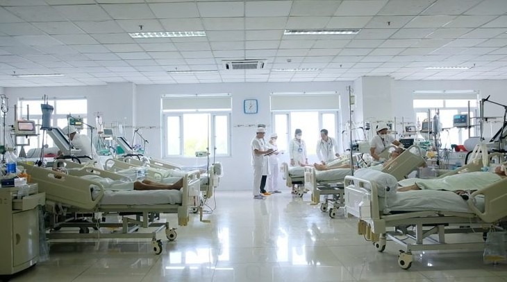   Hình ảnh tại khoa ICU. Ảnh BVCC