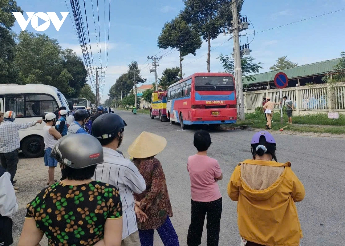  Hiện trường vụ tai nạn (Ảnh: VOV)