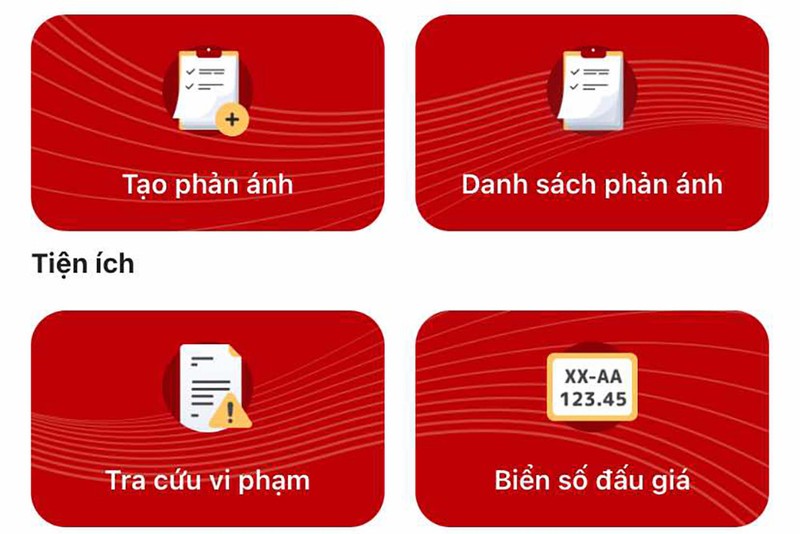  Qua ứng dụng, người dân sẽ tra cứu được vi phạm và lịch sử vi phạm. Ảnh chụp màn hình (Nguồn Vietnamnet)