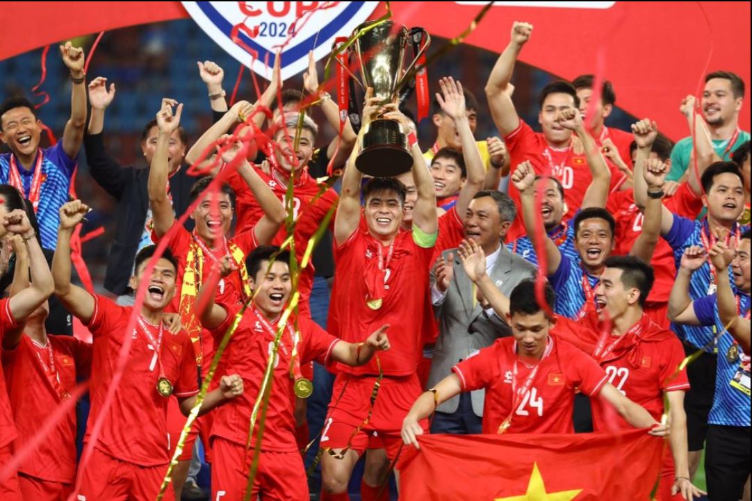  Việt Nam giành chức vô địch AFF Cup 2024. Ảnh: Internet