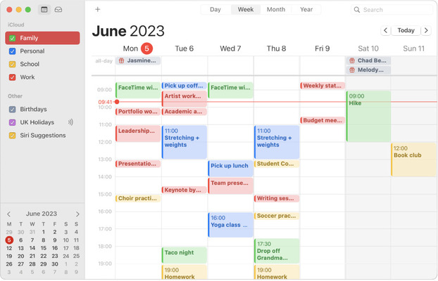  Có rất nhiều ứng dụng lịch và thời gian biểu phổ biến hiện nay, như Google Calendar, Apple Calendar và Microsoft Outlook.