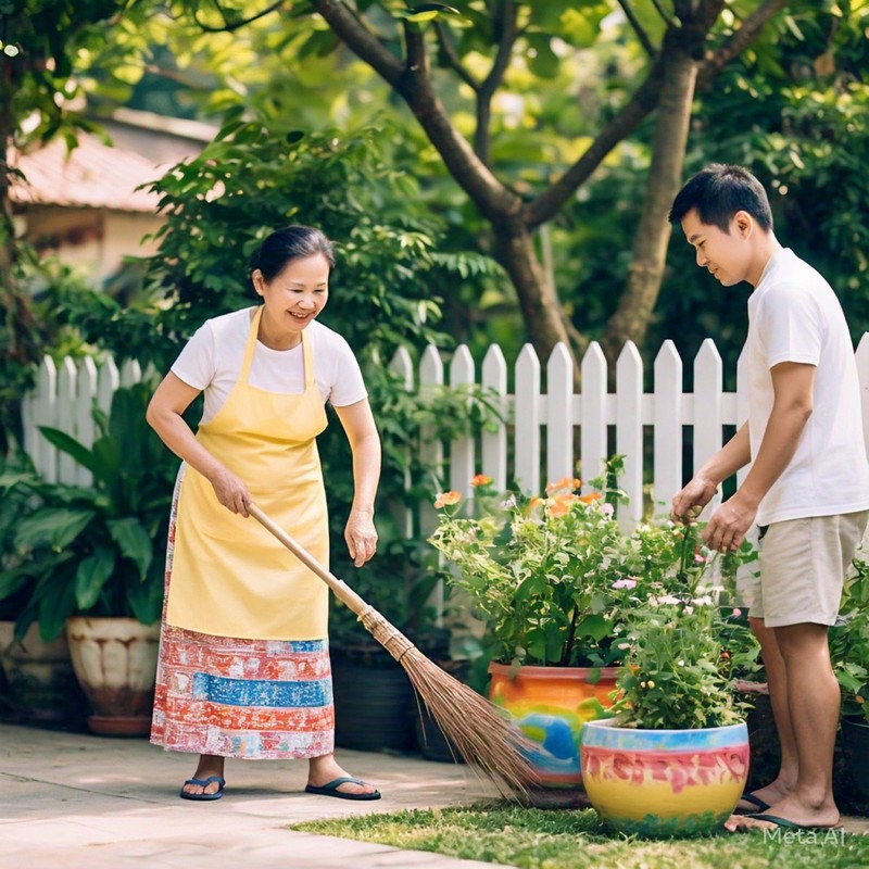  Người xưa dặn: Nhà kho không thể di chuyển khi dọn nhà đón năm mới. Ảnh minh họa AI