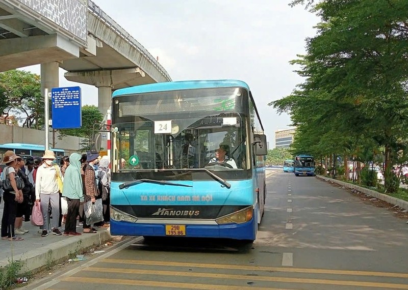  Tổng công ty vận tải Hà Nội sẽ phục vụ xe buýt xuyên Tết Nguyên đán 2025. (Ảnh báo ND) 