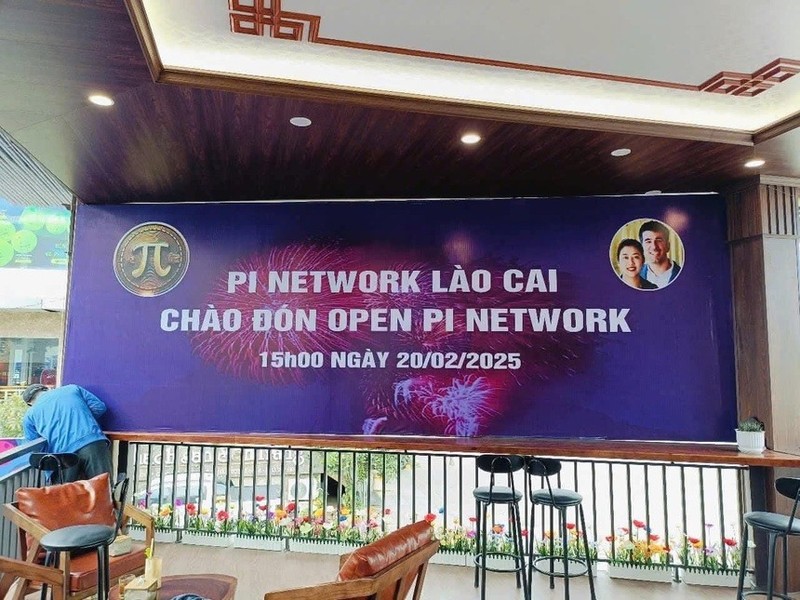   Sự kiện chào đón Pi Network lên sàn tại Lào Cai. Ảnh: Lào Cai Online.