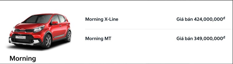  Kia Morning chỉ còn 2 phiên bản tại Việt Nam, từ 349 triệu đồng. 
