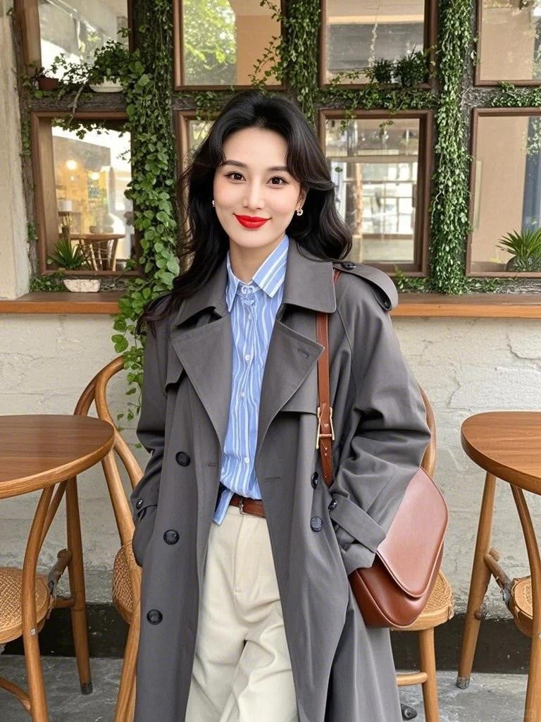  Trench coat cũng cho phép nhiều kiểu layering thú vị.