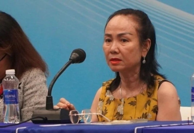 Bà Nguyễn Thị Út Em, Chủ tịch Hội đồng Trường Quốc tế Mỹ Việt Nam. Ảnh: CP/bao giaoducthoidai.vn