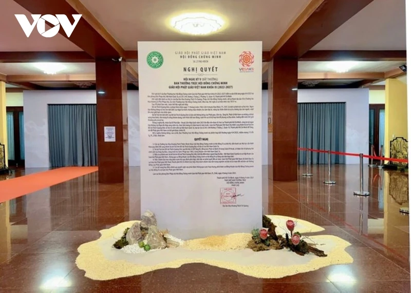 Việc chuẩn bị cho Tăng Ni, Phật tử chiêm bái xá lợi đã hoàn tất