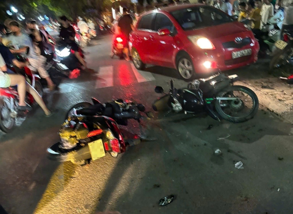 Hiện trường vụ tai nạn. Ảnh: Đ.X