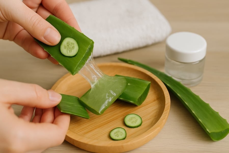Nha đam từ lâu đã nổi tiếng với khả năng làm lành da và chống viêm tự nhiên