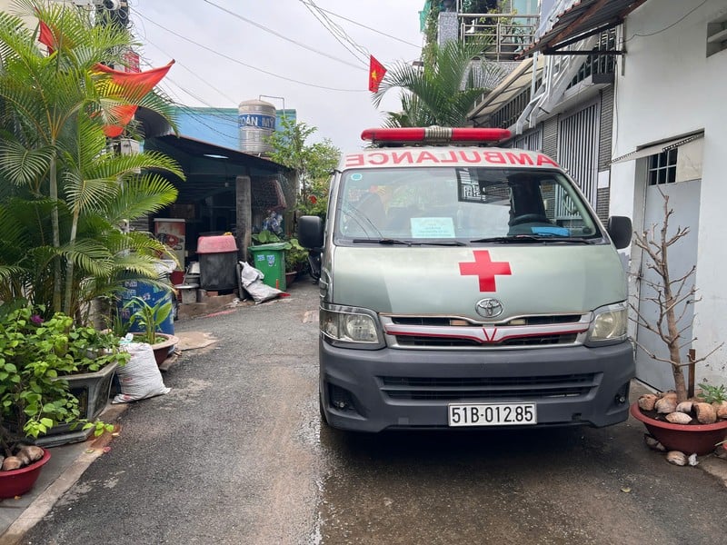 Hiện trường nơi xảy ra vụ việc đau lòng.